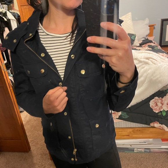 J crew navy jacket - Picture 7 of 8